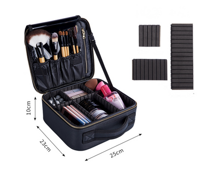 Ultimate Beauty Organizer - Large-Capacity Multifunctional Portable Cosmetic Bag for On-the-Go Glamour