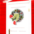 Whimsical Christmas Thief Wreath – Unique and Festive Door Decor for the Holiday Season!