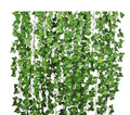 Versatile Green Silk Artificial Leaf Garland - Perfect for Home, Wedding, Party & Garden Décor