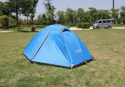 Ultra-Light Double Camping Tent - Rainproof & Snow-Ready for High Mountain Adventures!