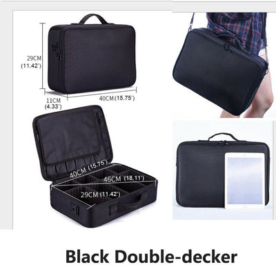 Ultimate Beauty Organizer - Large-Capacity Multifunctional Portable Cosmetic Bag for On-the-Go Glamour