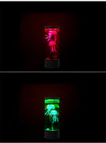 USB-Powered LED Jellyfish Aquarium Night Light - Mesmerizing Ambient Lamp for Home & Office!