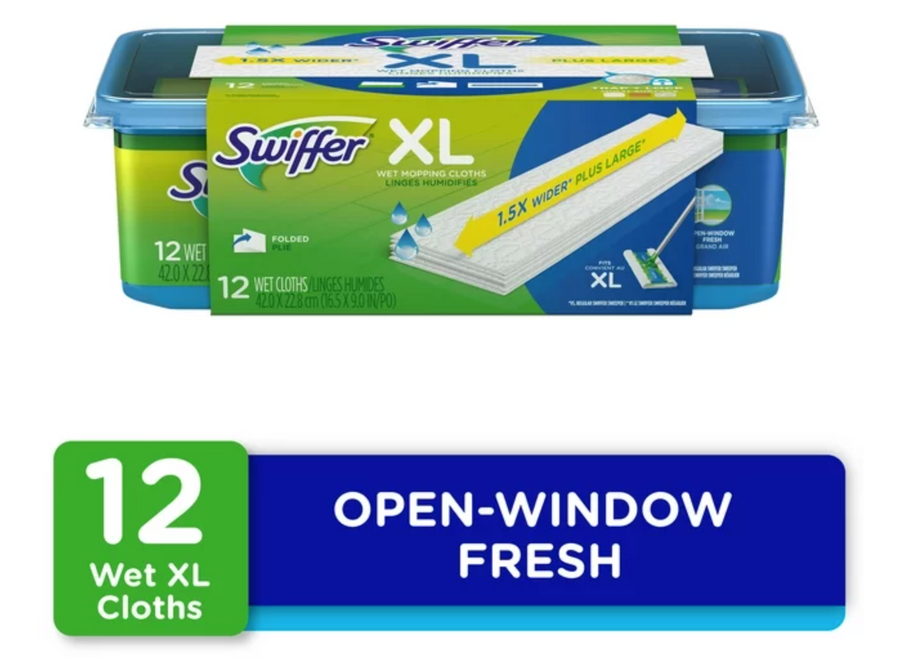 Swiffer Sweeper XL Wet Pad Refills (Pack of 2)