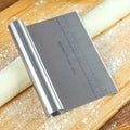 Premium Stainless Steel Pastry Spatula Cutter with Scale – Essential Baking and Cake Decoration Tool