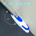 Multi-Purpose Scrub Brush for Cleaning Floor, Soft Tile Scrubber & Hard Small Grout Brush, Shower Cleaning Brush with Extendable Long Handle for Shower Wall, Kitchen, Floor, Deck