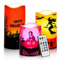 Flameless LED Candles with 10-Key Remote & Timer, Outdoor Indoor Waterproof Battery Operated Candles for Home/Wedding Décor, Exquisite Set of 12 (D2.2'' x H4''5''6''7'')